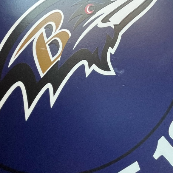 Baltimore Ravens NFL American Football Logo Bottle Top 13.5" Hanging Wall Sign - Picture 9 of 10